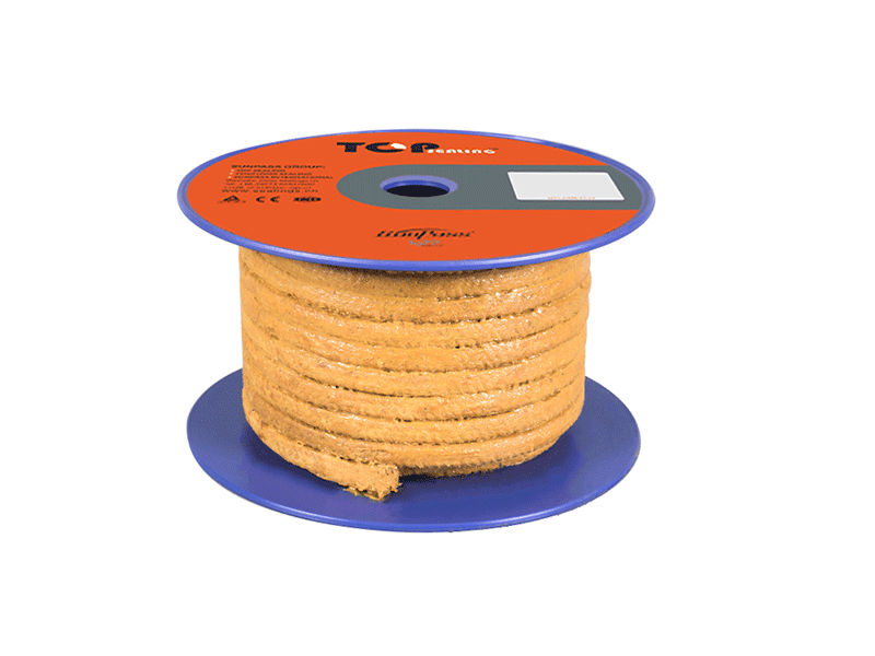 Yellow Grease-Infused Cotton Gland Packing