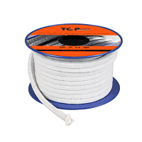 White Oil-Treated Cotton Gland Packing