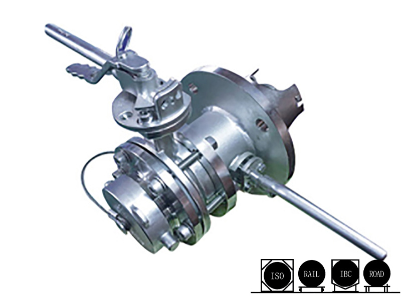 DN80 180° Bottom Discharge Valve