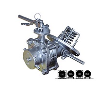 DN80 45° Bottom Discharge Valve
