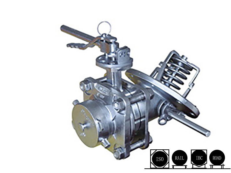 DN80 45° Bottom Discharge Valve