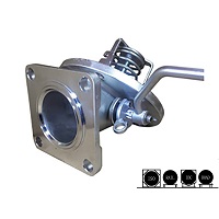 DN80 45° Bottom Discharge Foot Valve