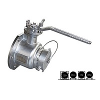 DN80 BSP Bottom Discharge Ball Valve