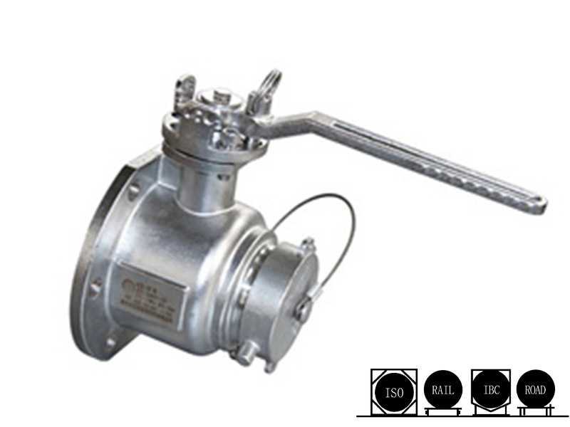 DN80 BSP Bottom Discharge Ball Valve