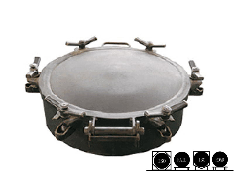 DN300 & DN500 Straight Neck Manlid Inspection Hatch Assemblies for Industrial Applications