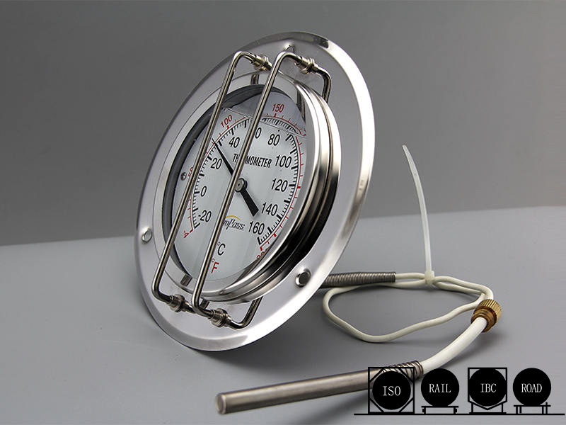 Center-Mount Anti-Collision Capillary Thermometer