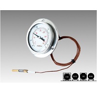 Precision Center-Mount Capillary Thermometer: Accurate Temperature Monitoring for Various Industries