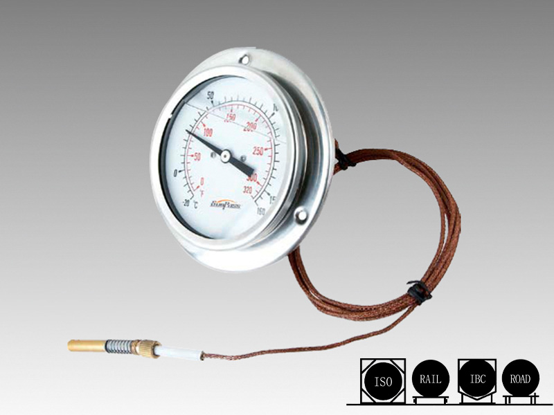 Precision Center-Mount Capillary Thermometer: Accurate Temperature Monitoring for Various Industries