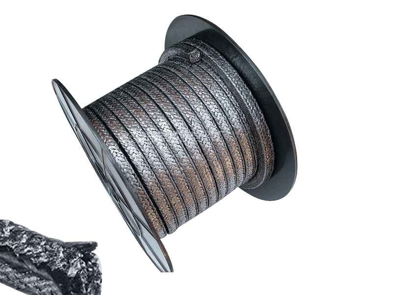 Graphite Fiber and Carbon Fiber Corner Braided Gland Packing - Premium Quality from Tengl