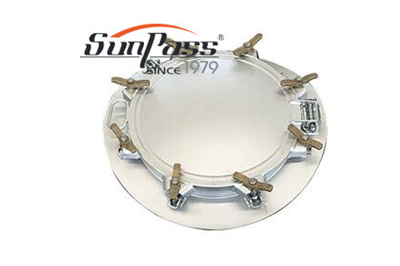 DN300 DN500 Low Profile Manlid Inspection Hatch Assembly ISO Tank Container Spare Parts From Sunpass