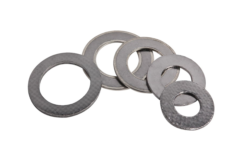 Graphite gaskets are a common choice