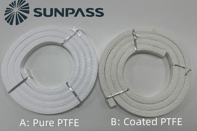 The comparison of Pure PTFE and Coated PTFE Manlid Accessories Spare Parts For ISOTANK Liquid Tank From Sunpass