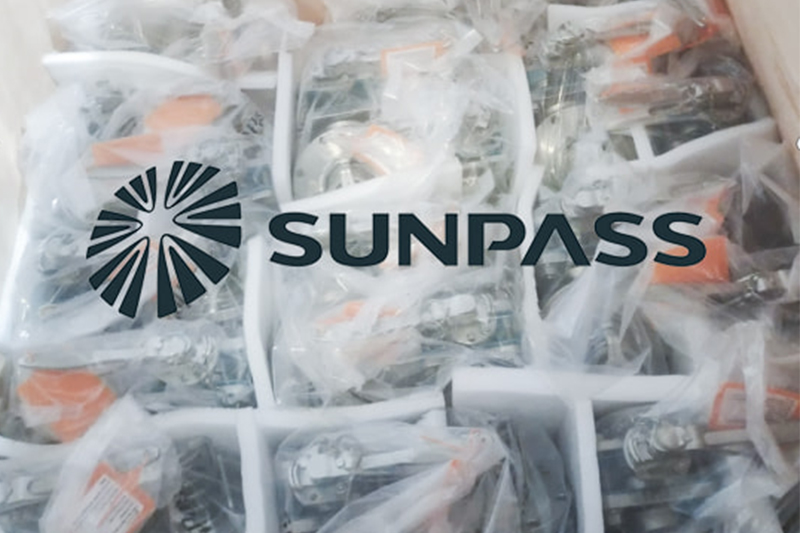 The Egypt Customer Ordered Bottom Discharge Valve for Isotank Conatiner From Sunpass