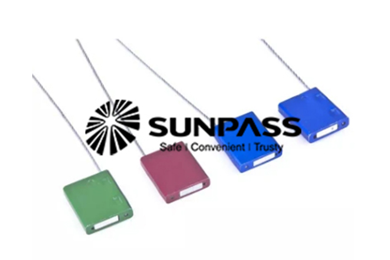 High Security Single Use Zinc Alloy Steel Wire Customs Aluminum Container Cable Seal from SUNPASS