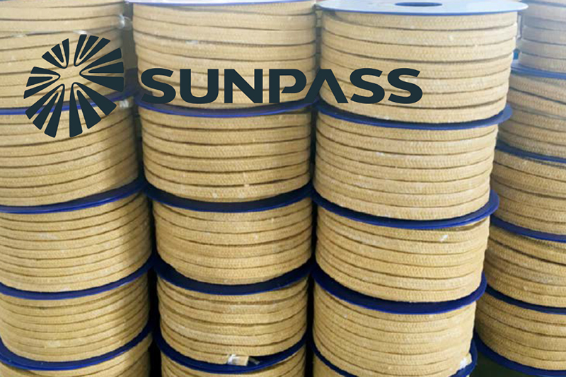 The Brazilian customer ordered 1200KGS low thermal expansion and high pressure resistance aramid fiber gland packing are used for rotary pumps, valves, piston pumps, mixers From Top Sealing.