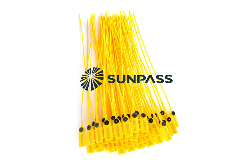 The American Customer Ordered Logistics Pull Tight Zip Tie Adjustable Length Plastic Security Seals for Fuel Tank Car From Sunpass
