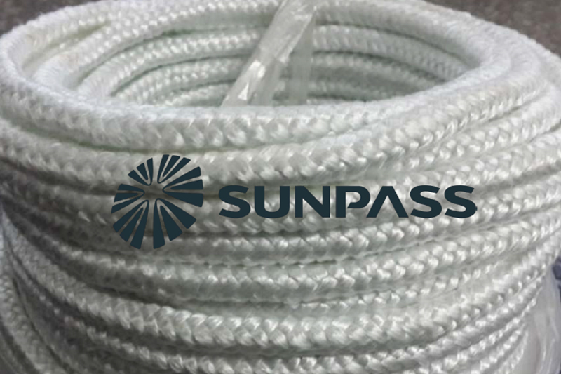 The Brazilian customer ordered 1000KGS chemical resistant and low thermal conductivity fiberglass round ropes are used for high temperature caulking and roller covers for transporting high-temperature glass vessels From Top Sealing