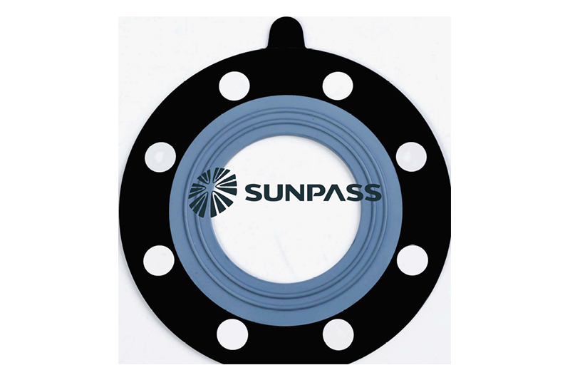 The Vietnam customer ordered High Temperature Resistant and thermal insulation EPDM/PTFE Bonded Rubber Gasket for medicine and chemical industry 1000KGS From Top Sealing.