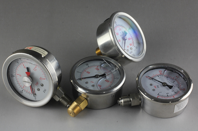 SUNPASS 2” 2.5” Stainless Steel Pressure Gauge for ISO Tank Container