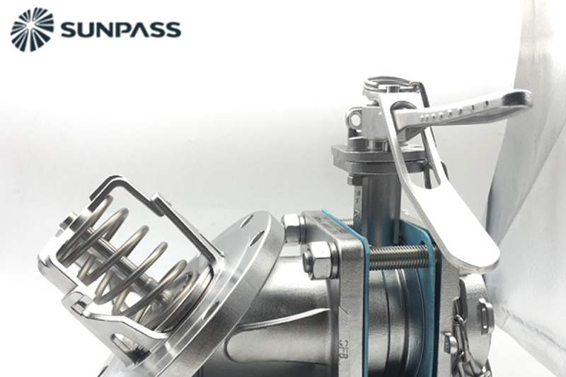 Bottom outlet valve for ISO tank container from SUNPASS