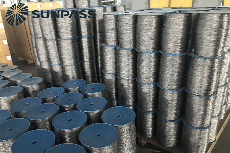 The Germany Customer Ordered 10000KGS Expanded Graphite Yarn For Sealing Gland Packing From TOP-SEALING.