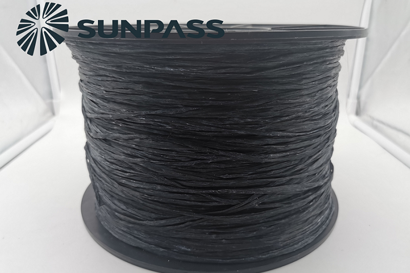 Famous Indonesian Manufacture Ordered 8000kgs High Quality Carbon Fiber Yarn With PTFE For Carbon Gland Packing Braiding From SUNPASS-TOP SEALING